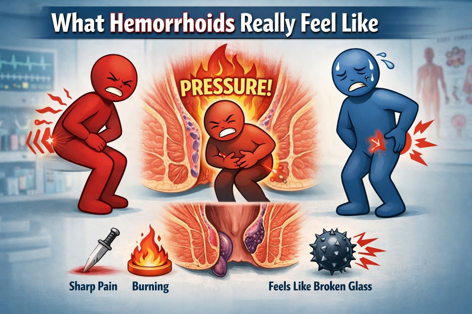 Hemorrhoids Really Feel Like